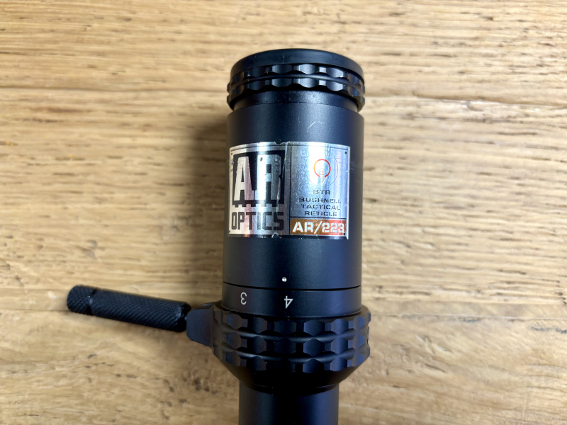 ZF Bushnell AR15 Zielfernrohr 1-4x24 FFP, BTR bel. Absehen - Drop Zone-223 – slika 2