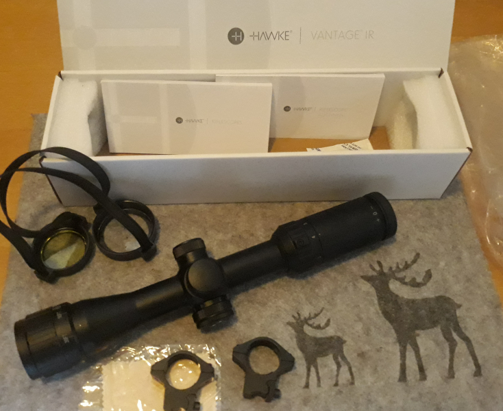 Präzisionszielfernrohr Hawke Vantage Mildot beleuchtet – billede 3