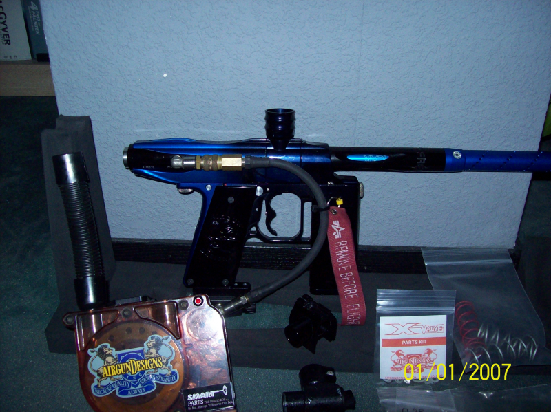 Airgun Desigens X Mag mit viel Zubehör – Bild 6
