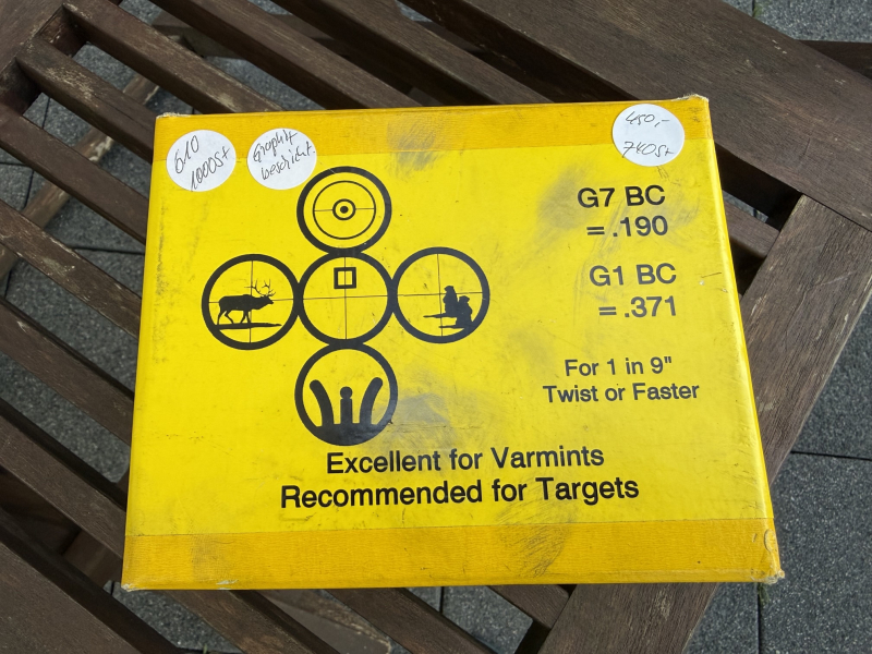 Berger Geschosse .223 Rem Graphit VLD Target Kaliber 22 70grain Artikel-Nr. 22718 – Bild 2