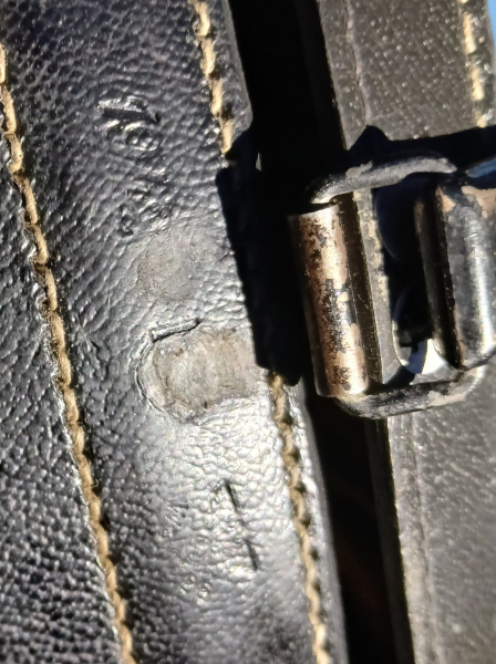 WK II Dienstglas 7x50 beh KF = LEITZ/LEICA Wetzlar im frn Köcher – billede 6