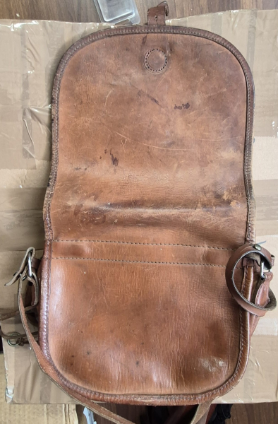 Leder Jagdtasche mit Galgen Federwildgalgen – Bild 2