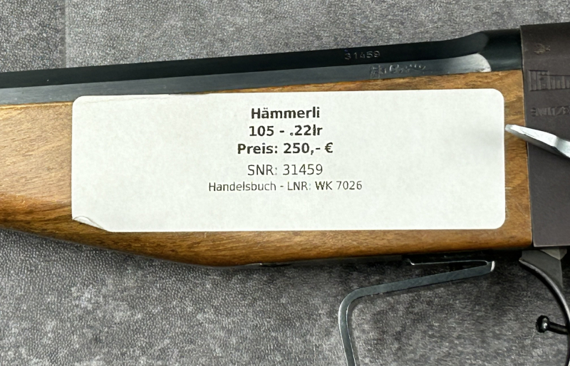 Hämmerli Freie Pistole LINKS/RECHTS 22lr – Bild 2