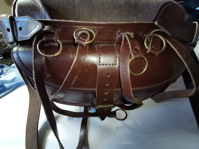 Niederwild Jagdtasche mit Hühner Galgen – Bild 3