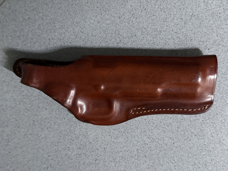 R Holster 88-5, Leder, Hand Made, für Colt .45 – billede 2