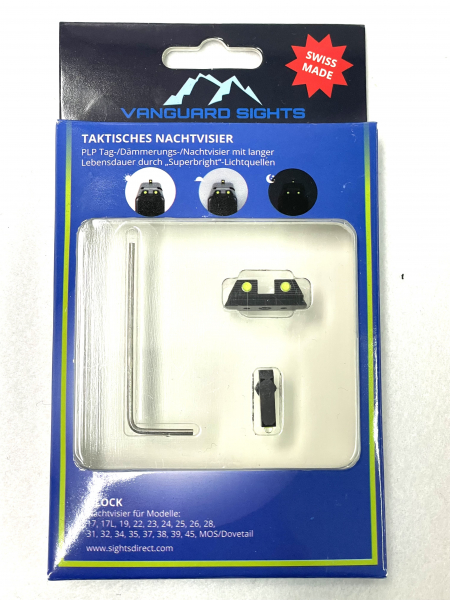 GLOCK PLP Tritium Visier Vanguard Sights Square-notch – Bild 5