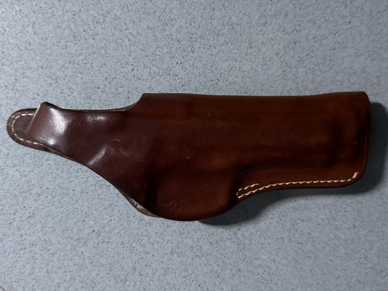 R Holster 88/22 Leder, Hand Made, für Beretta 92 – billede 2