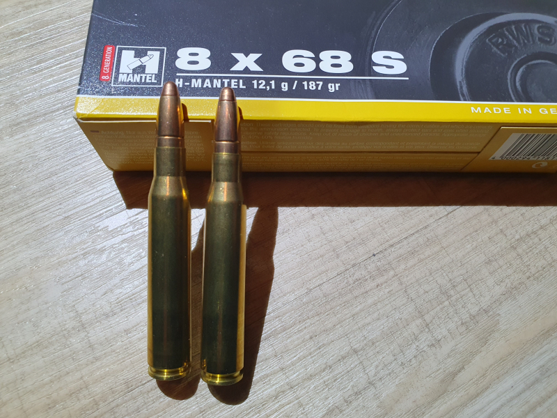 RWS H-Mantel 8x68 S Munition (30Stk.) – obrázek 3