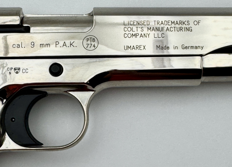 PTB Umarex Colt 1911 A1 9mmP.A.K. - neuwertig – Bild 6