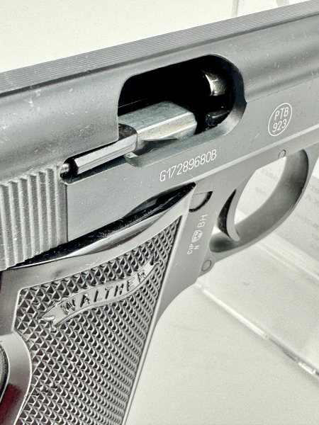 PTB Walther PP 9mmP.A.K. mit Deko-Schalldämpfer - neuwertig – slika 5