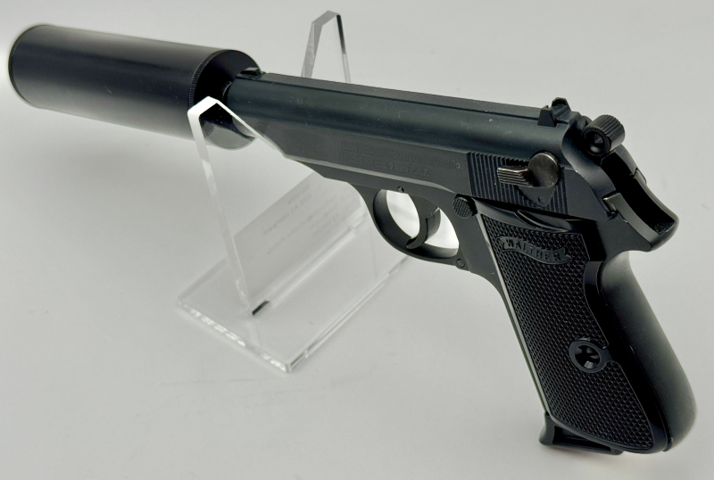 PTB Walther PP 9mmP.A.K. mit Deko-Schalldämpfer - neuwertig – slika 4