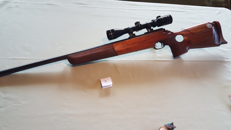 Walther Matchbüchse Einzellader 22lfb Tasco 3-9x40 – Bild 2