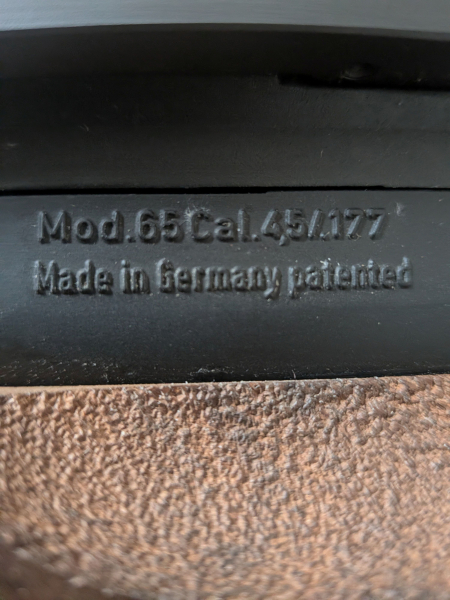 Feinwerkbau LP 65 Luftpistole. – Bild 3