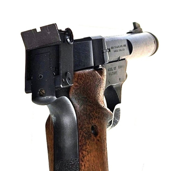 Sportpistole, High Standard, 107 Military, LL 5,5", .22lr, Mündungsgewinde – Bild 2