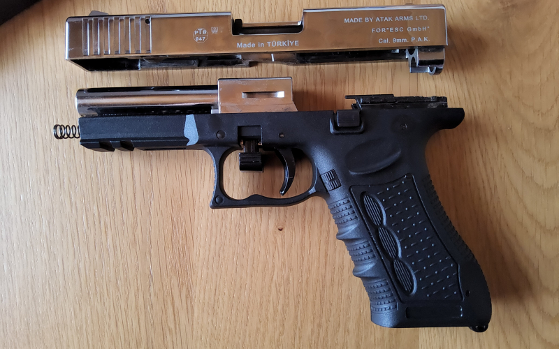 Zoraki 917 Chrom alte PTB 947 ungeschossen – immagine 6