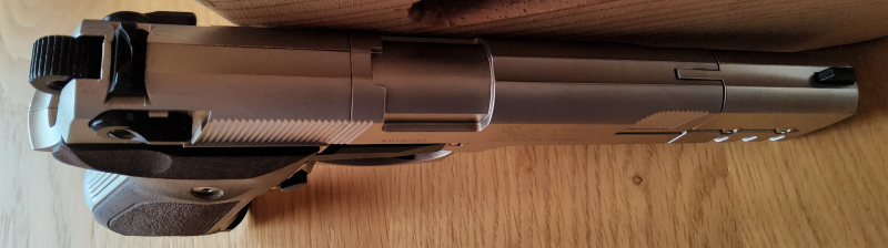 Walther CP88 Competition Nickel cal. 4,5mm Holzgriffe – immagine 4