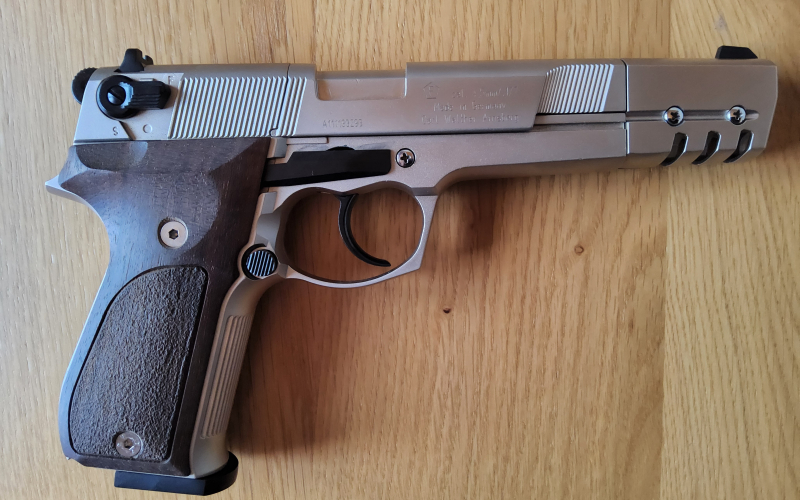 Walther CP88 Competition Nickel cal. 4,5mm Holzgriffe – immagine 2