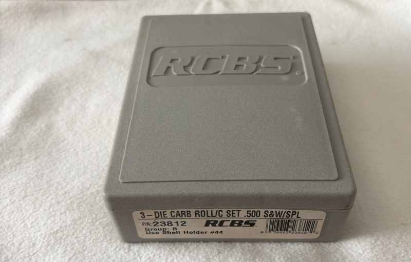 RCBS 500 S&W/SPL Carbide 3-Matrizensatz, Hartmetall, Roll Crimp, Art-Nr.: 23812 – immagine 2