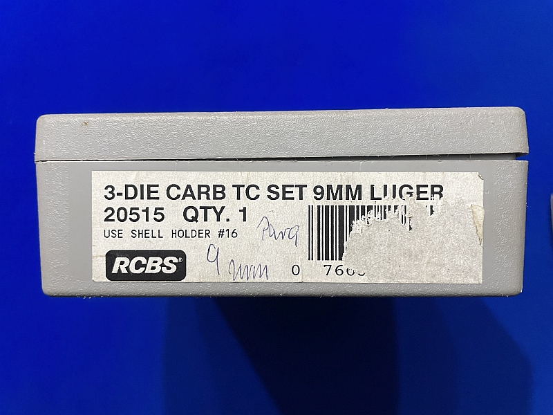 RCBS-Hartmetall-Matritzensatz 9mm Luger, 9x19, 9mm Para, Tapercrimp – Bild 3