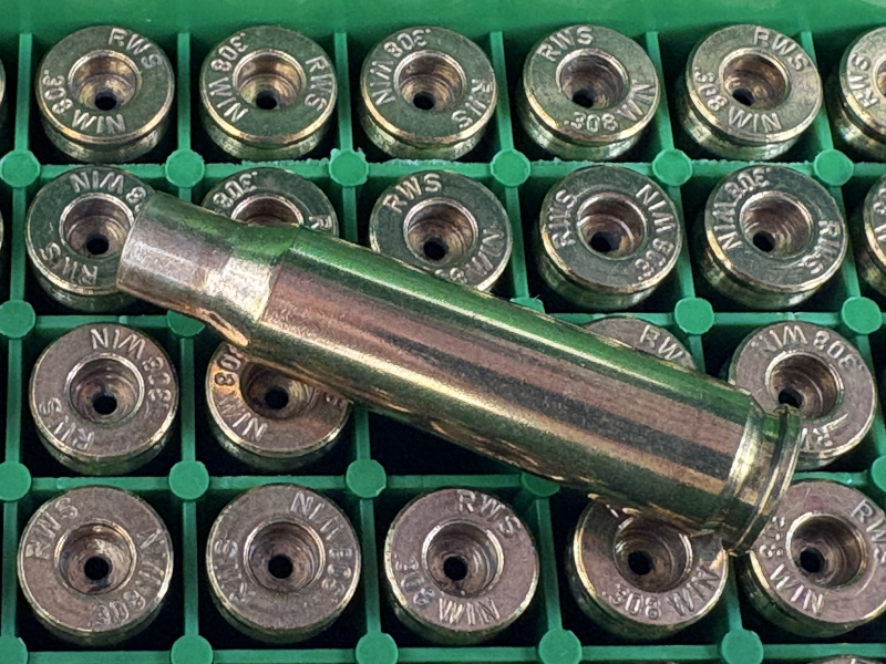 235 Stück .308 Win RWS Hülsen (vollkalibriert, inkl. Boxen) – Bild 2