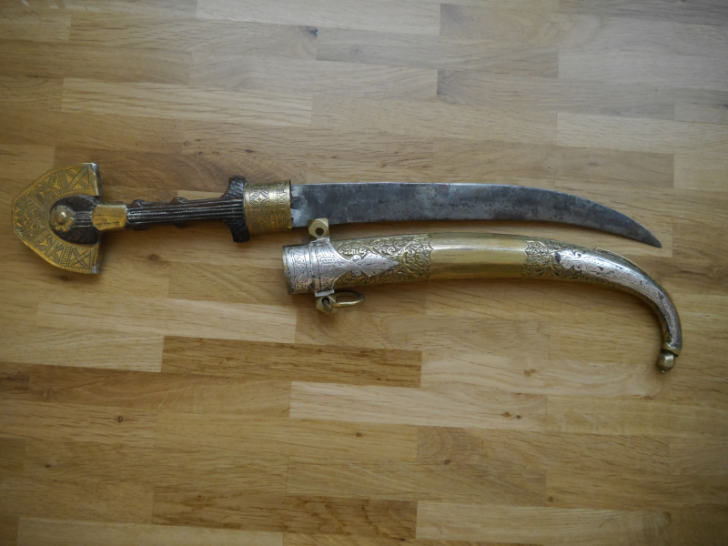 Hochfeiner, antiker Berberdolch, Jambiya – Bild 2