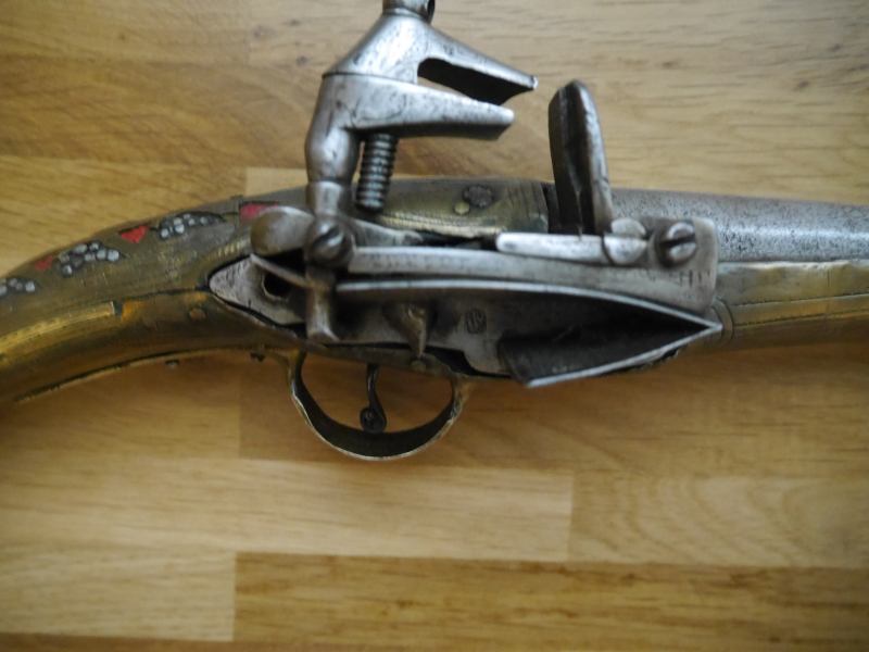 Antike, moslemische Rattenschwanzpistole – Bild 2