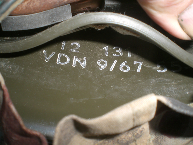 originaler BW FAllschirmjäger Stahlhelm mit Tarnbezug Amöbe – Bild 4