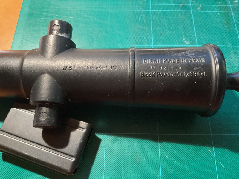 Modellkanone Schiffskanone DIKAR Spanien Kaliber .69 Schwarzpulver Vorderlader – bild 3