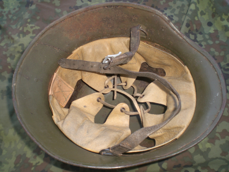 Ungarn Wehrmachts Stahlhelm M38 2. Weltkrieg Originalstück – Bild 3