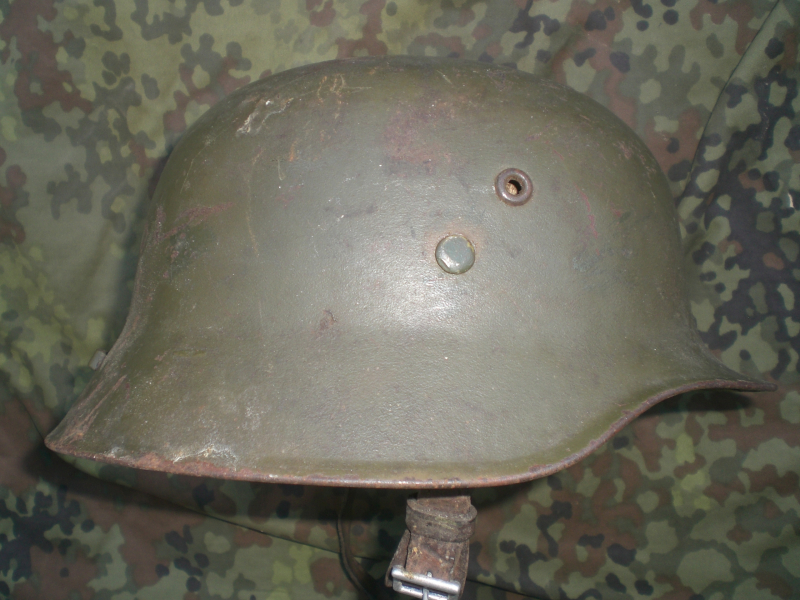 Ungarn Wehrmachts Stahlhelm M38 2. Weltkrieg Originalstück – Bild 4