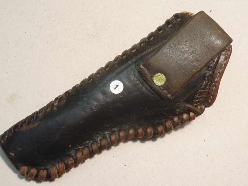 Altes Originales Western- Holster für 4" Colt- Revolver – Bild 2