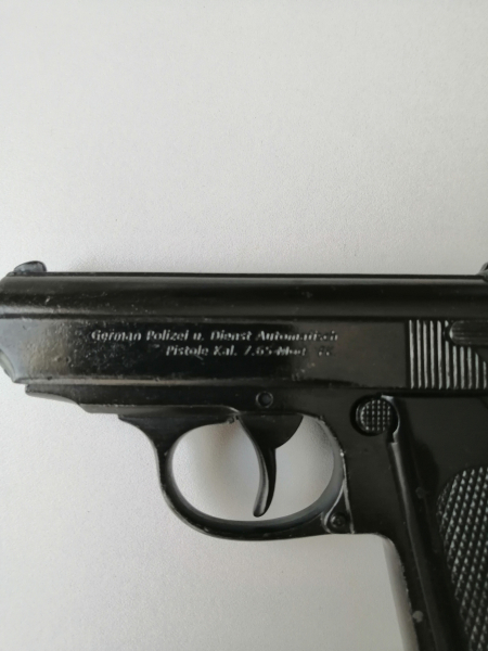 Walther Deko Polizei Pistole von Denis Made in Spain! – Bild 2