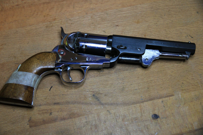 Vorderlader Revolver .36 Hawes Scheriff Sheriff Vorderlader Perkussion – billede 2