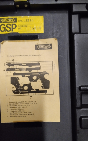 Walther GSP Cal 32S&W Plus zwei Wechsel Systeme – bilde 4