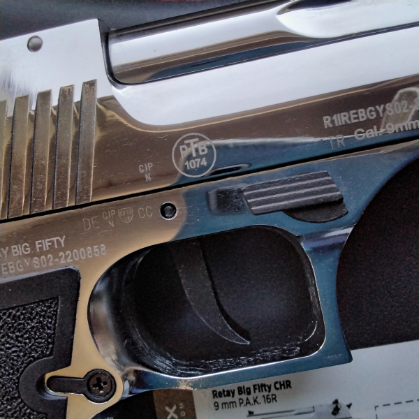 Big Fyfty ,9mm Schreckschuss Pistole. – Bild 3