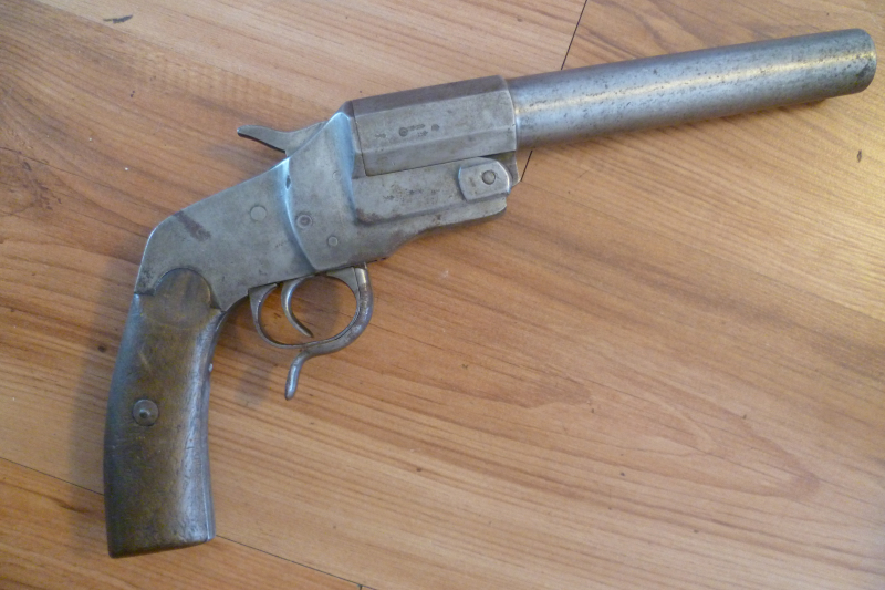 Signalpistole / Leuchtpistole M 1894 Hebel Kal. 4 – Bild 4