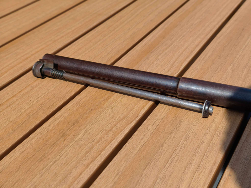 Sehr altes Daisy Luftgewehr Nr. 12 Modell 29 Einzellader 1929-1942 – imaginea 5