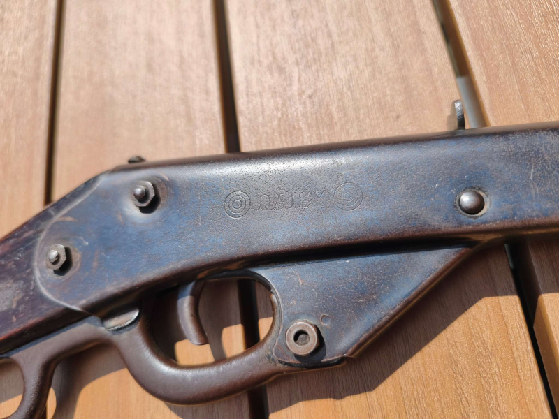 Sehr altes Daisy Luftgewehr Nr. 12 Modell 29 Einzellader 1929-1942 – imaginea 2