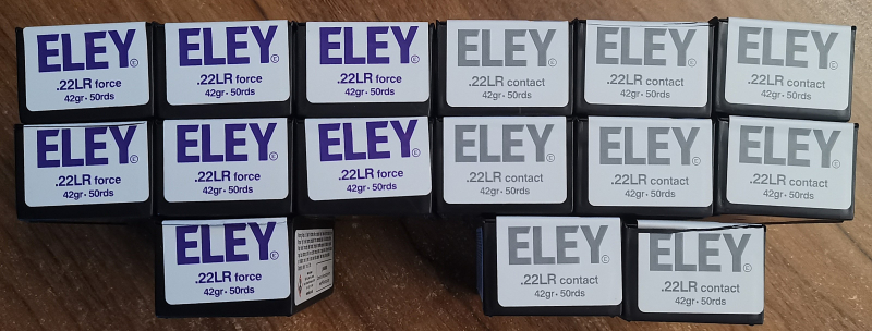 690 KK Patronen - .22lr / .22lfb - ELEY Force und ELEY Contact – Bild 2