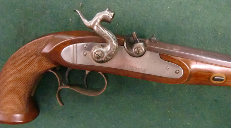 .45 Black Powder Matchpistole W.Parker of London von 1990 ungeschossen – obrázek 2