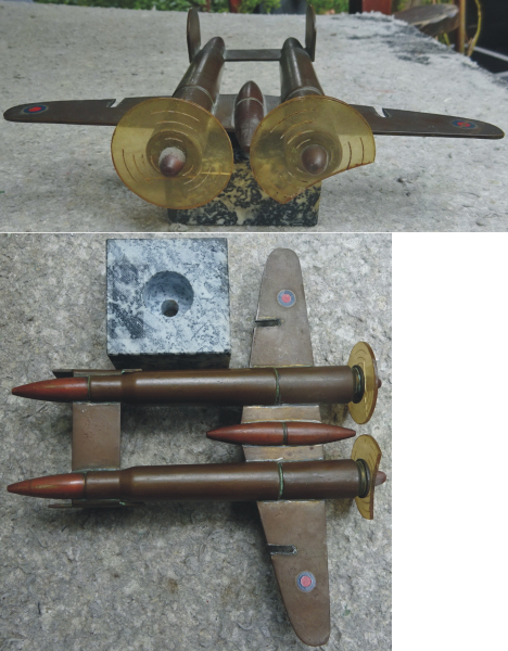 Messingbomber aus 13 mm-Bordmunition – afbeelding 3