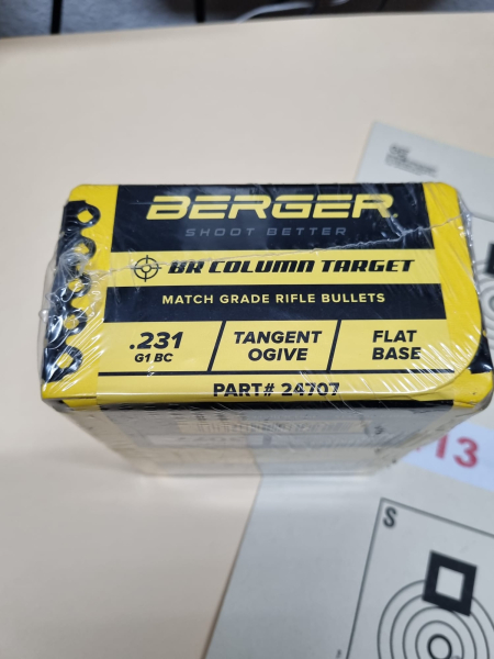 1000 Berger Geschosse BR Column Taget, 6 mm, 64 Grain – bilde 3