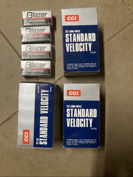 KK Munition CCI Standard Velocity + Blazer 1700 Stück – immagine 1