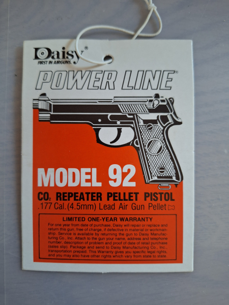 Daisy Powerline 92 .177 Cal. CO2 Pellet Repeater Pistol – Bild 6