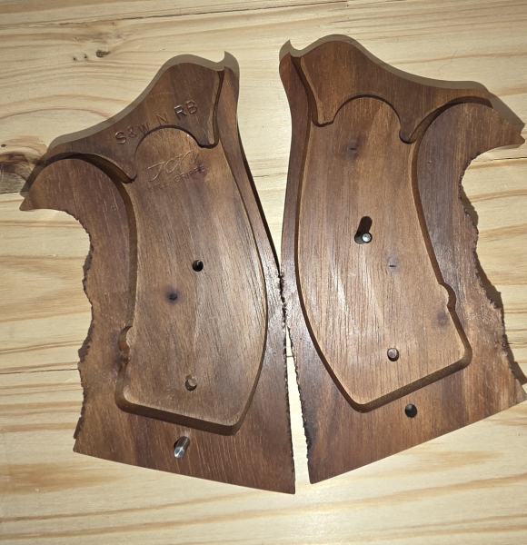 Holzgriff Nill für S&W Revolver N Rahmen, rb – obrázek 3