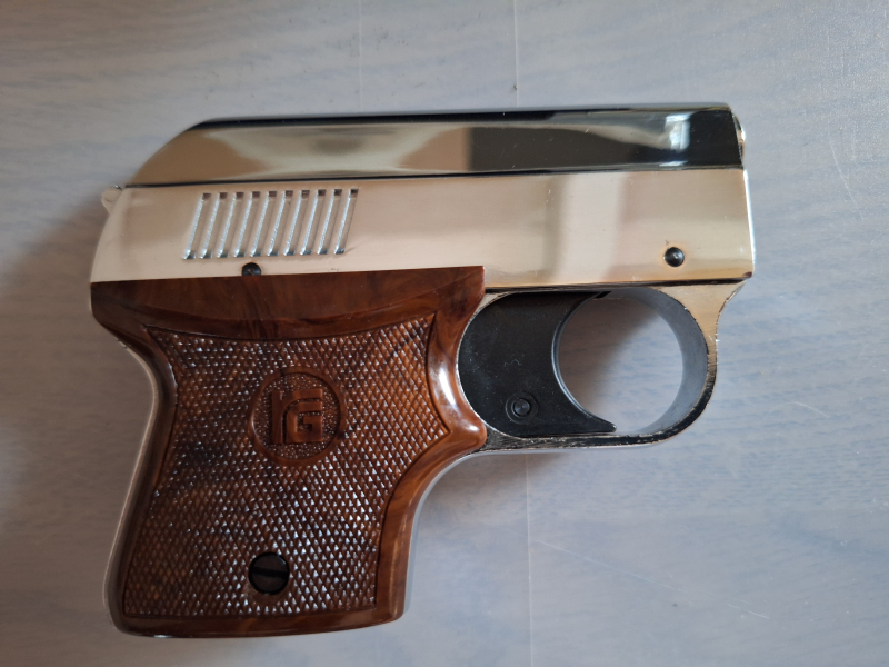 Röhm RG3 verchromt Schreckschuss Gas Signalpistole – Bild 2
