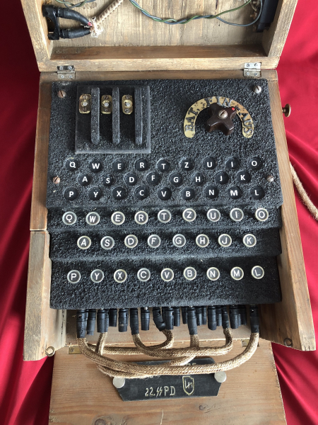 Enigma M3 Chiffriermaschine 3 Walzen als Nachbildung Deutsches Reich Marine – Bild 4