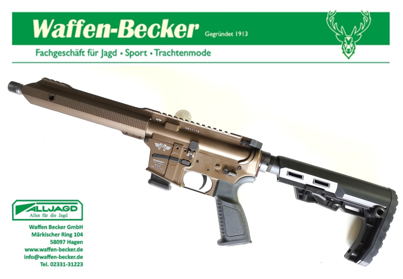 Selbstladebüchse Messerschmitt AR15-9 PCC Kal. 9mm Luger Sport 10,5" bronze -NEUWARE- – Bild 2