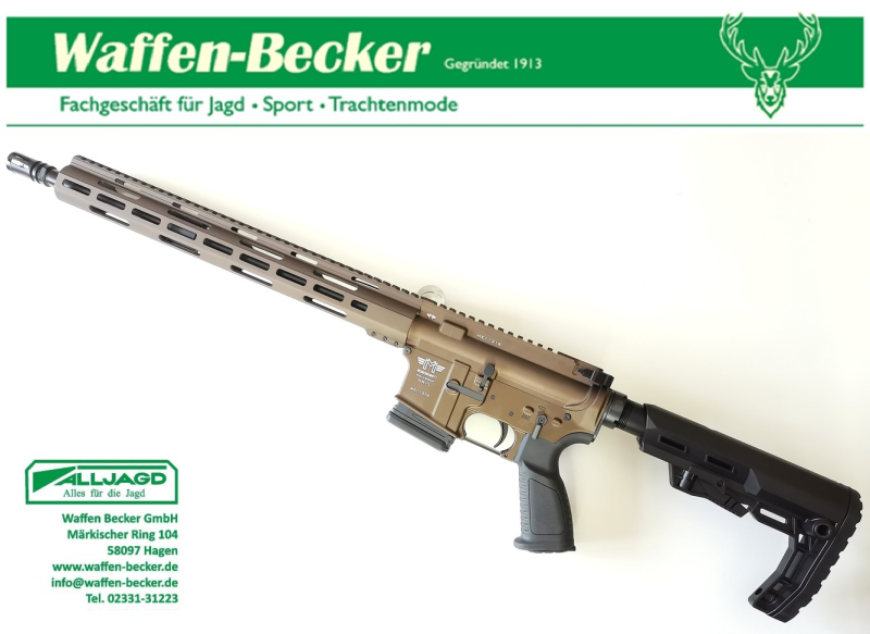 Selbstladebüchse Messerschmitt AR15 Kal. .223Rem. 16,75" bronze -NEUWARE- – Bild 2
