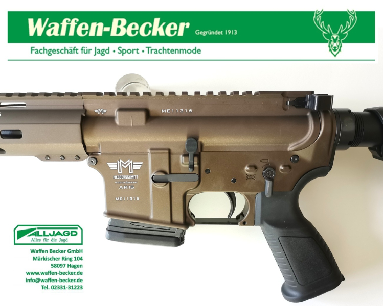 Selbstladebüchse Messerschmitt AR15 Kal. .223Rem. 16,75" bronze -NEUWARE- – Bild 4